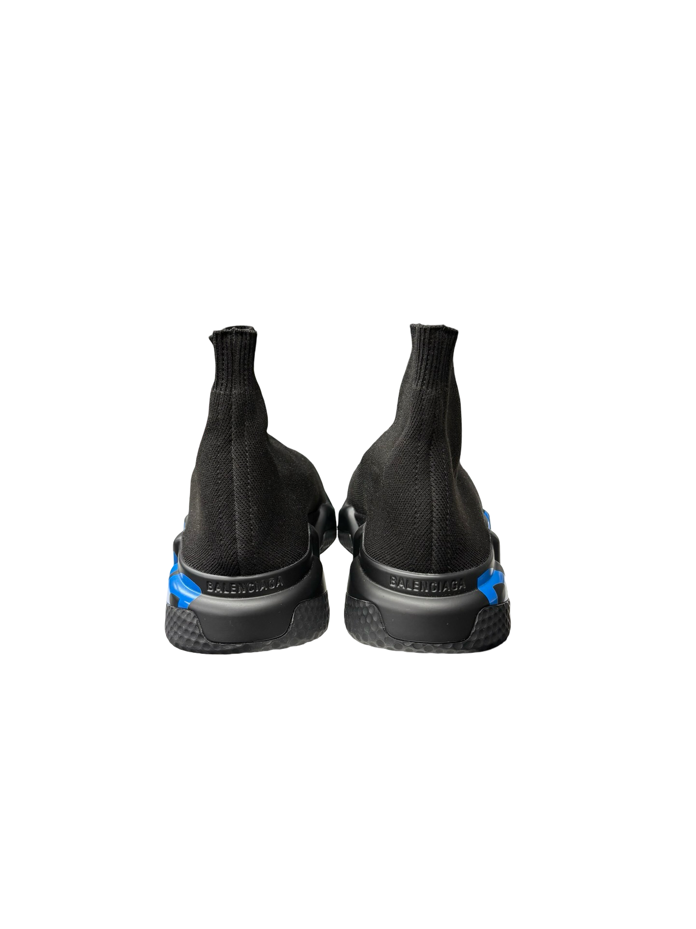 Balenciaga Speed Graffiti Sneakers Black/Blue
