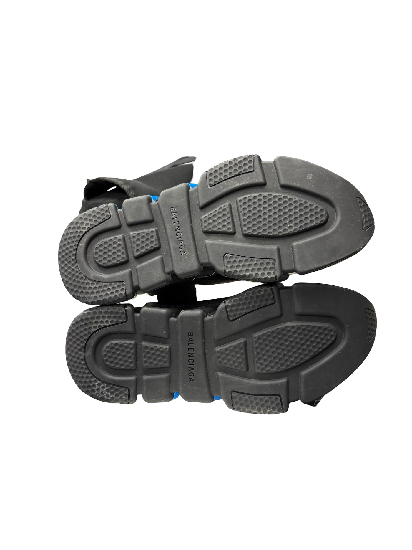 Balenciaga Speed Graffiti Sneakers Black/Blue