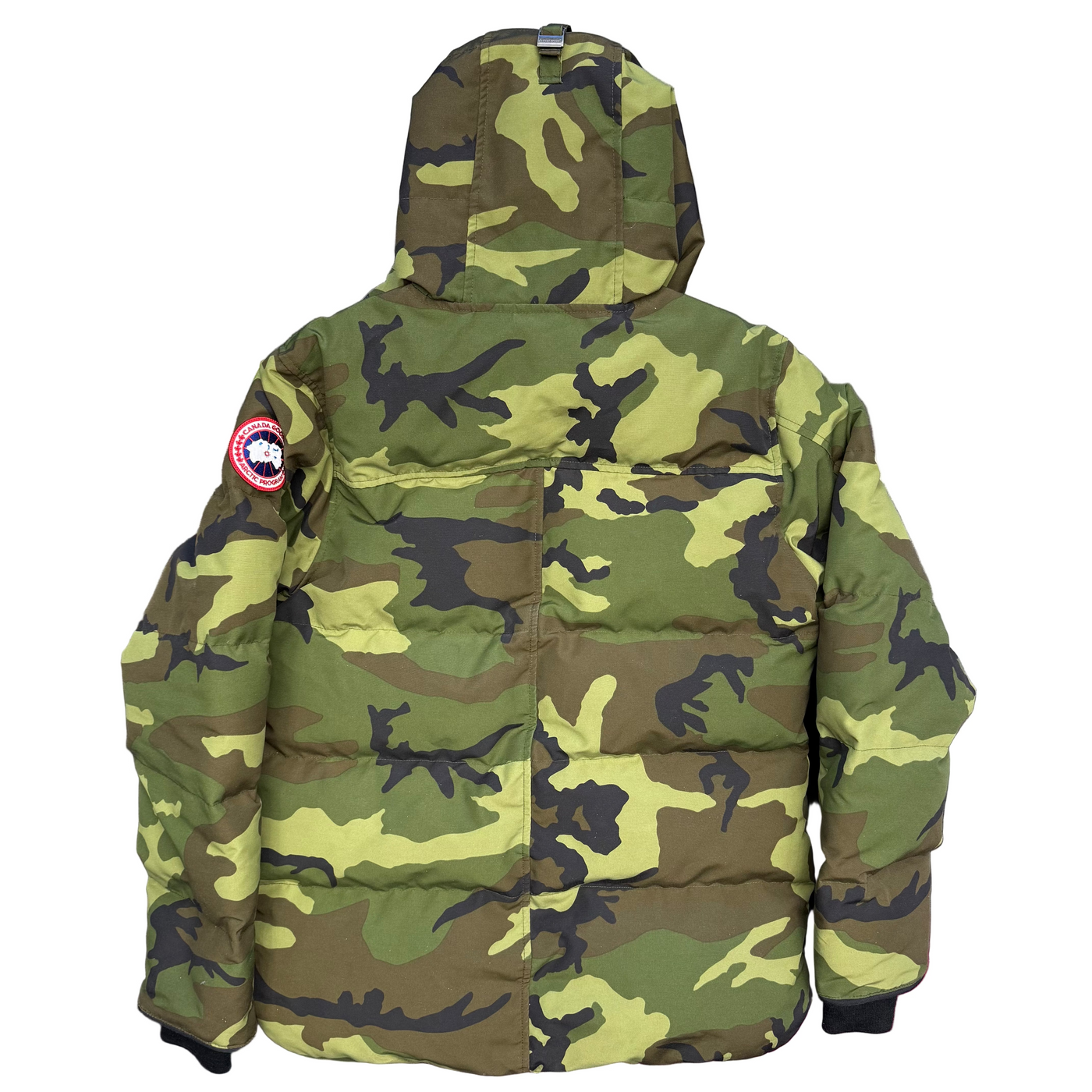 Canada Goose Wyndham Parka Camo Print Jacket Green