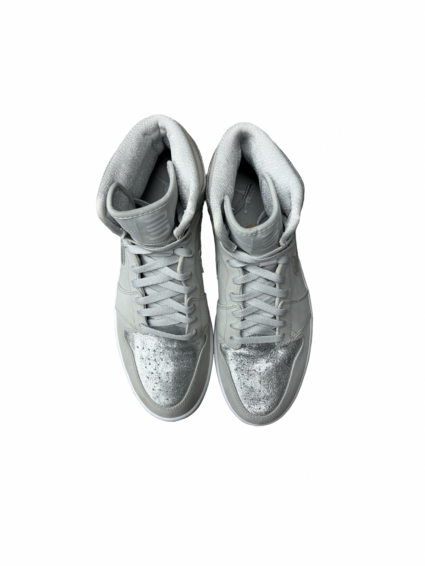 Nike Air Jordan 1 Retro High '25th Anniversary' Edition Sneakers Metallic Silver