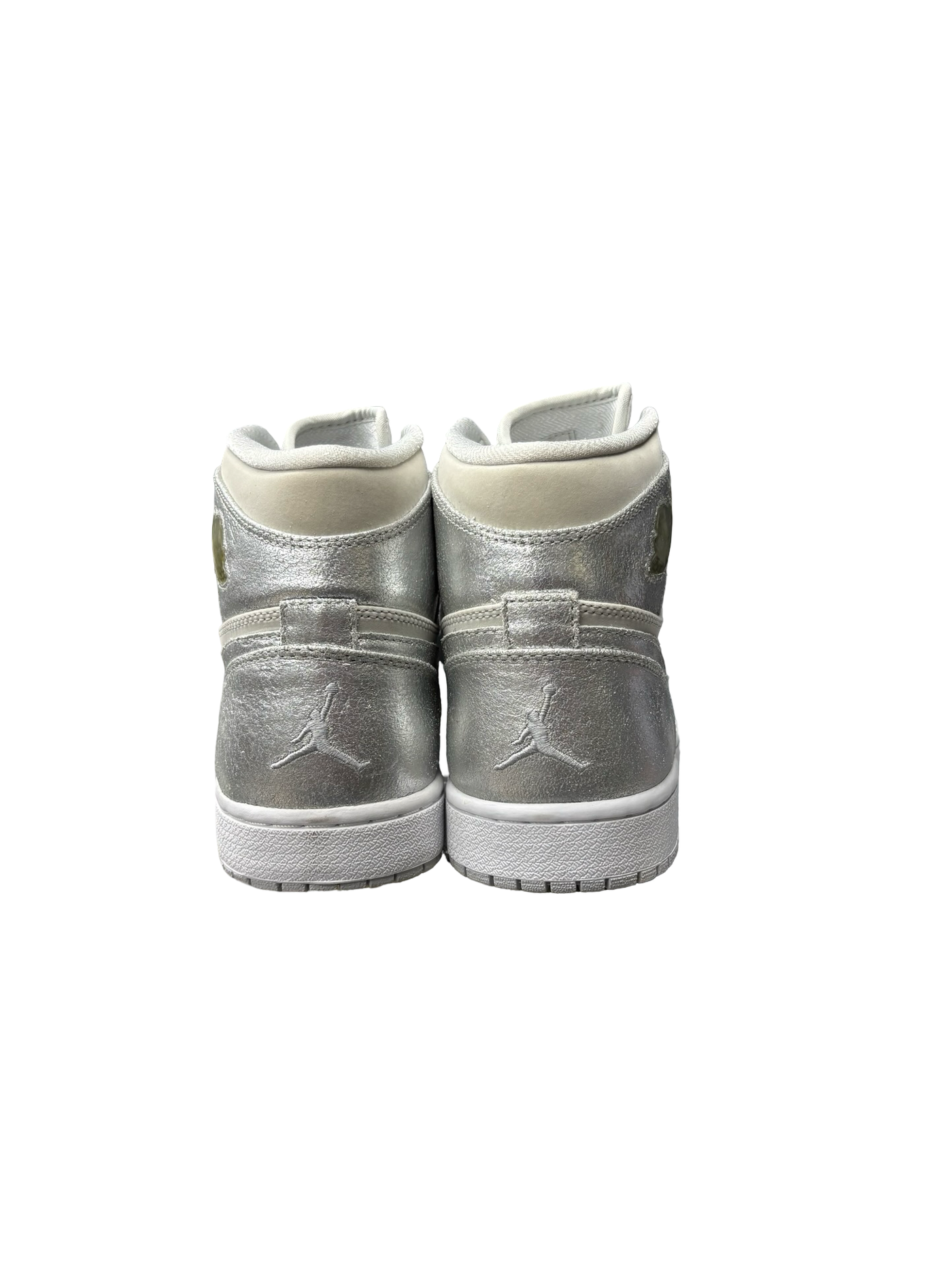 Nike Air Jordan 1 Retro High '25th Anniversary' Edition Sneakers Metallic Silver