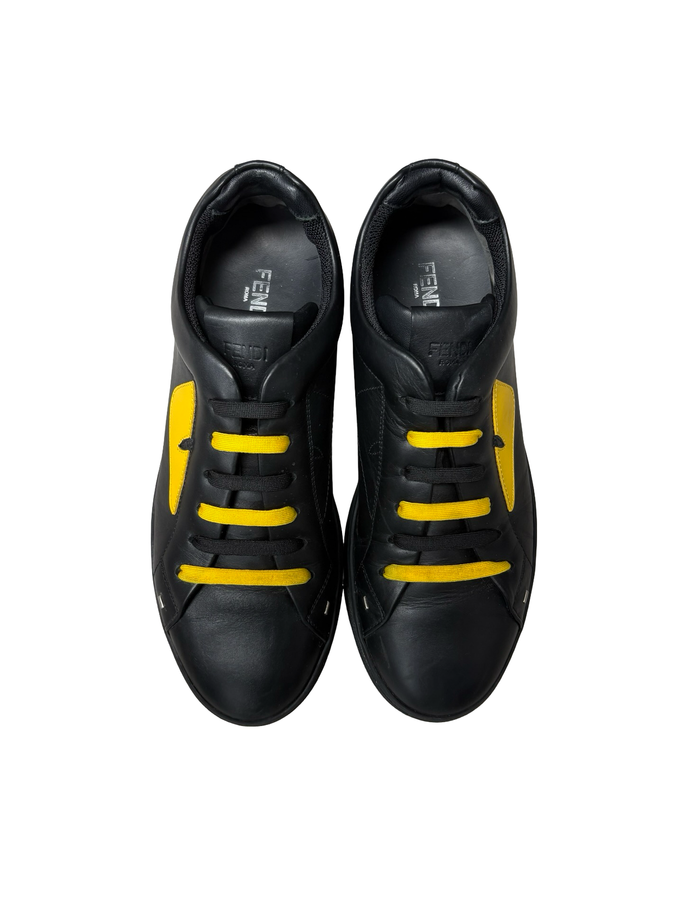 Fendi Bag Bugs Eye Low Top Sneakers Black