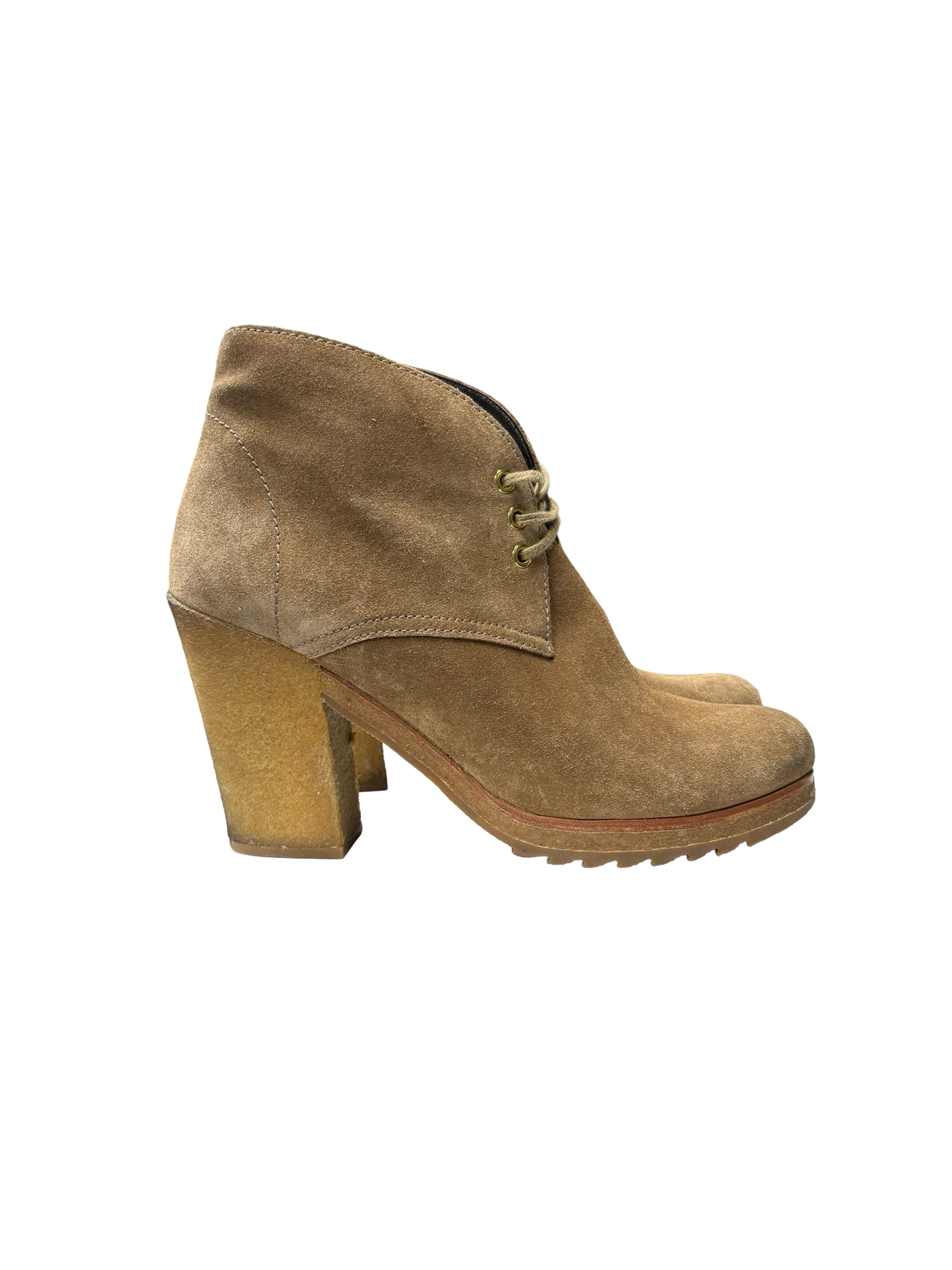 Prada Suede Ankle Boots