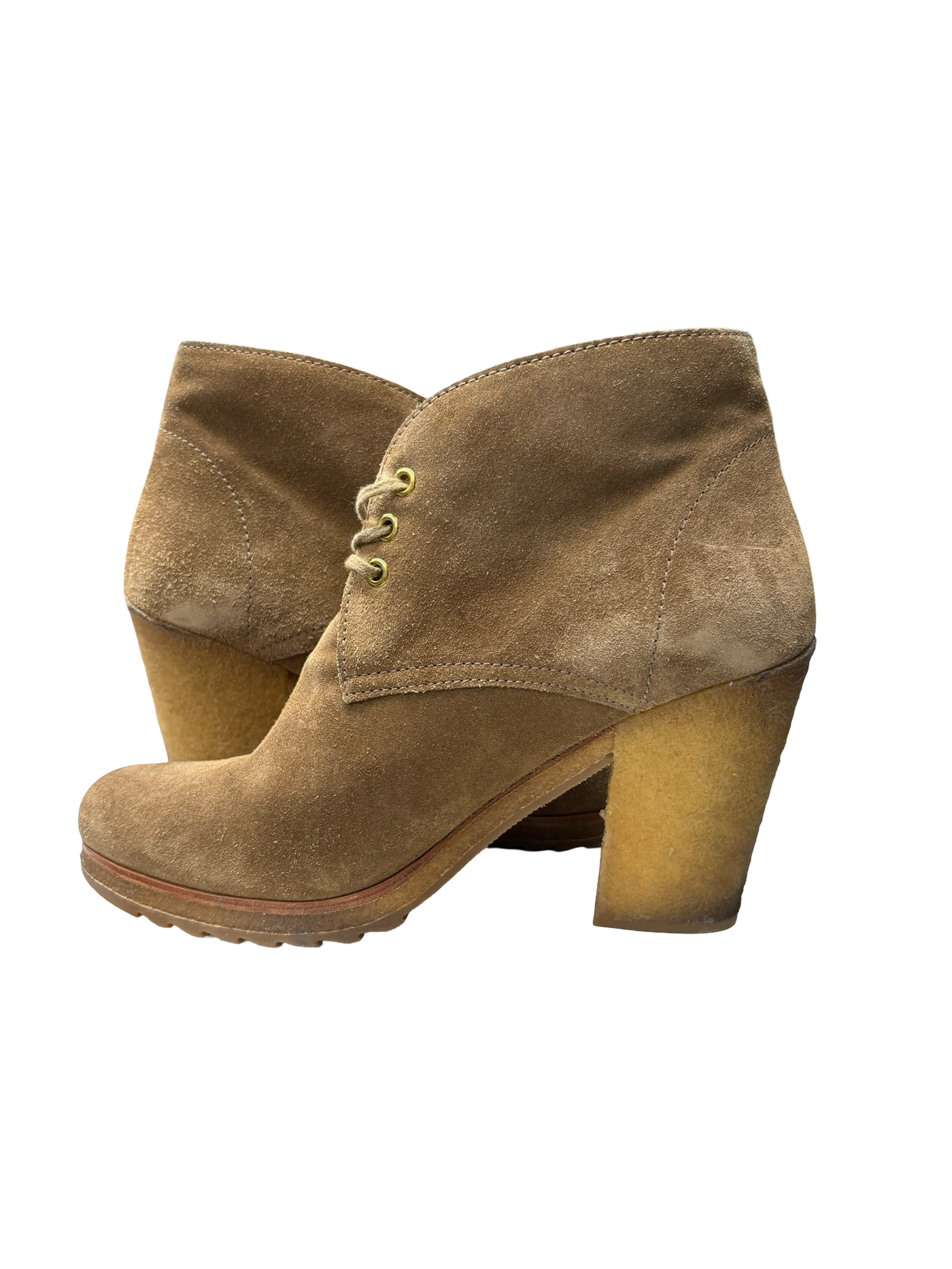 Prada Suede Ankle Boots