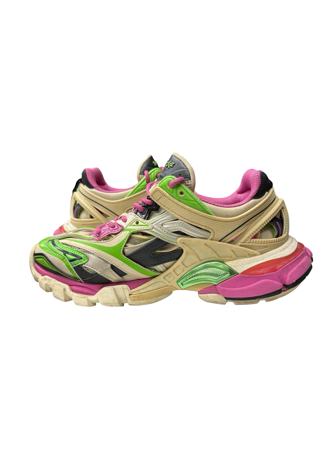 Balenciaga Track.2 Sneakers Green/White/Pink