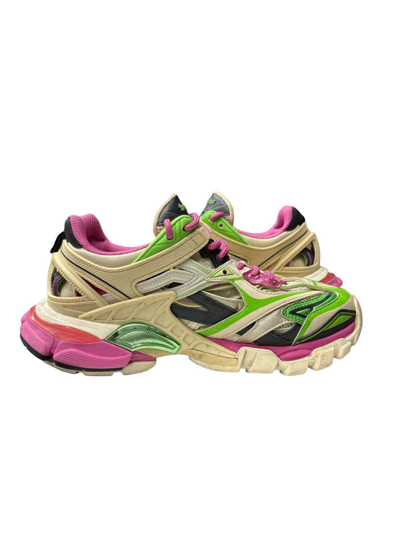 Balenciaga Track.2 Sneakers Green/White/Pink