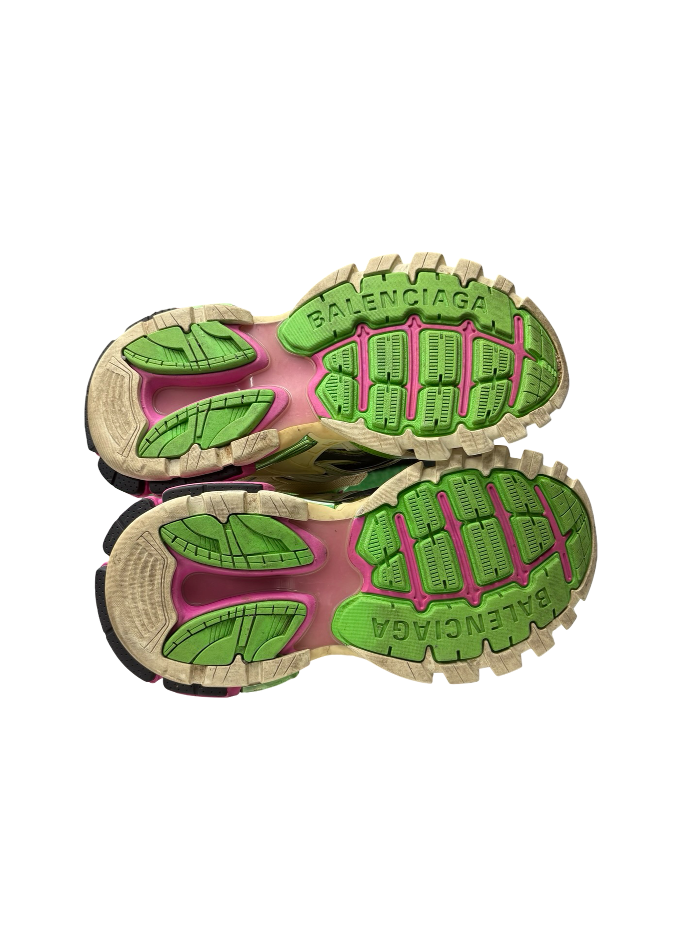 Balenciaga Track.2 Sneakers Green/White/Pink