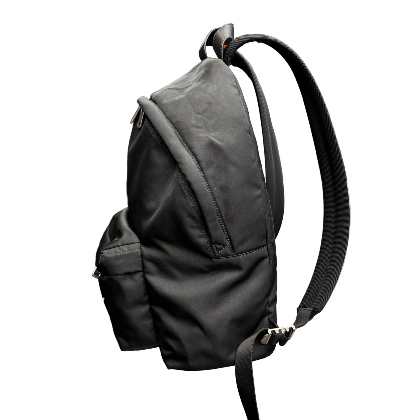 Givenchy Paris Logo Zipped Backpack Black