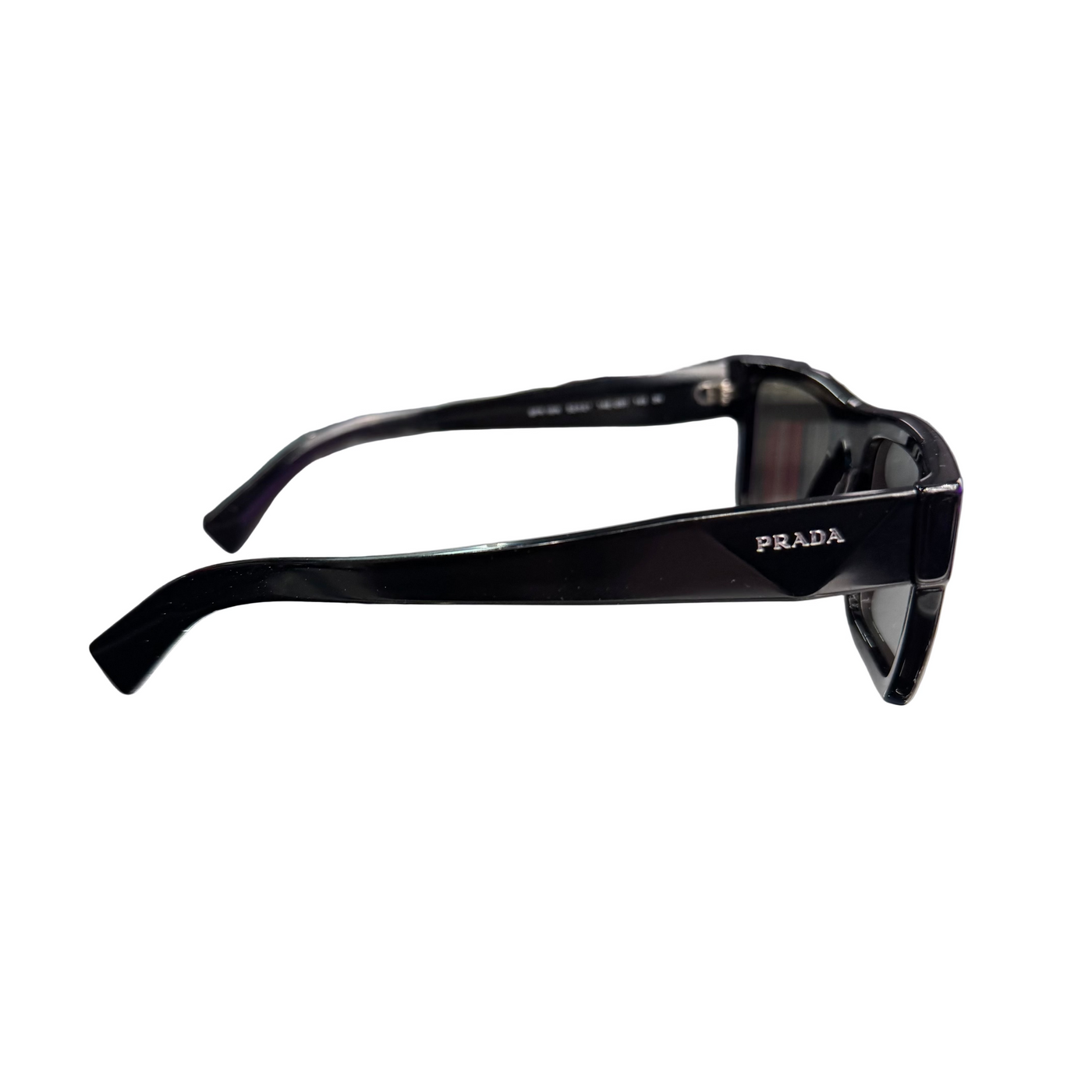 Prada SPR 19W Sunglasses Dark Grey Black