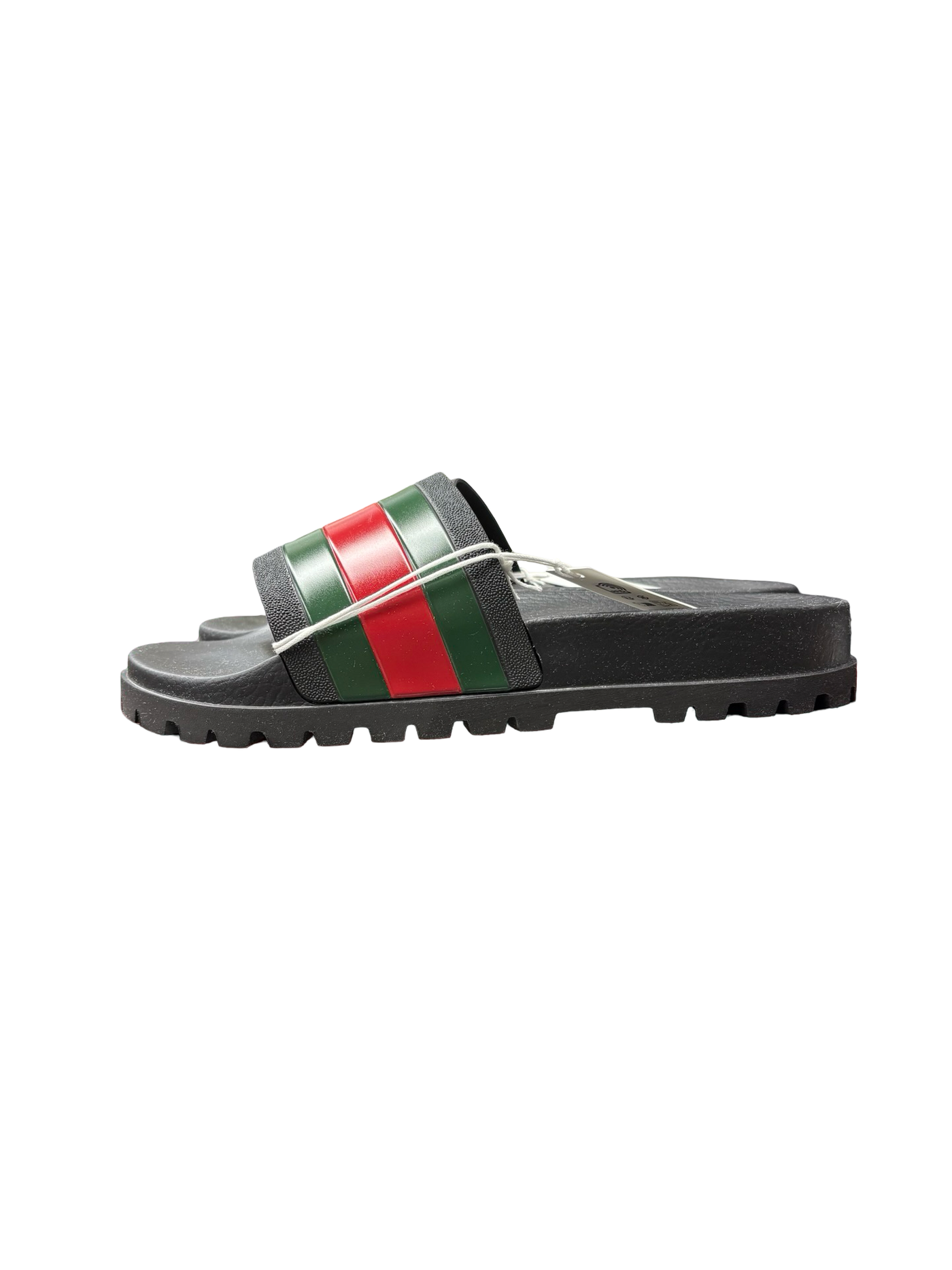 Gucci Men's Web Slide Sandals Black