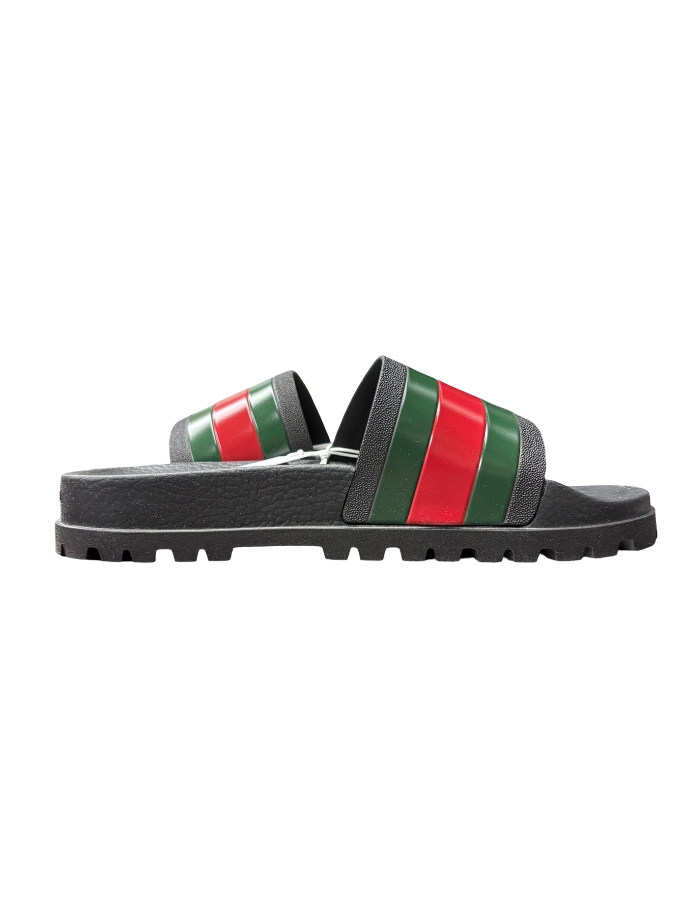 Gucci Men's Web Slide Sandals Black
