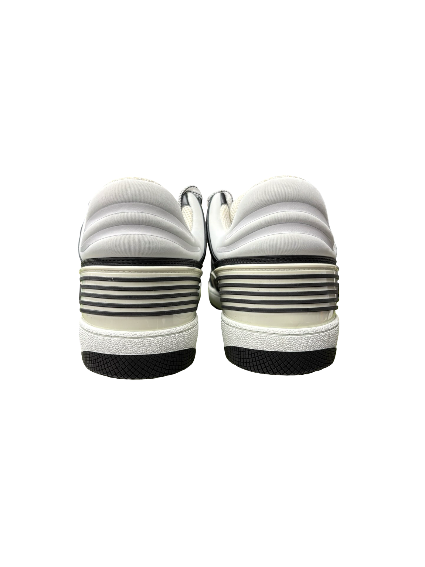 Gucci Basket Low-Top Sneakers Black/White
