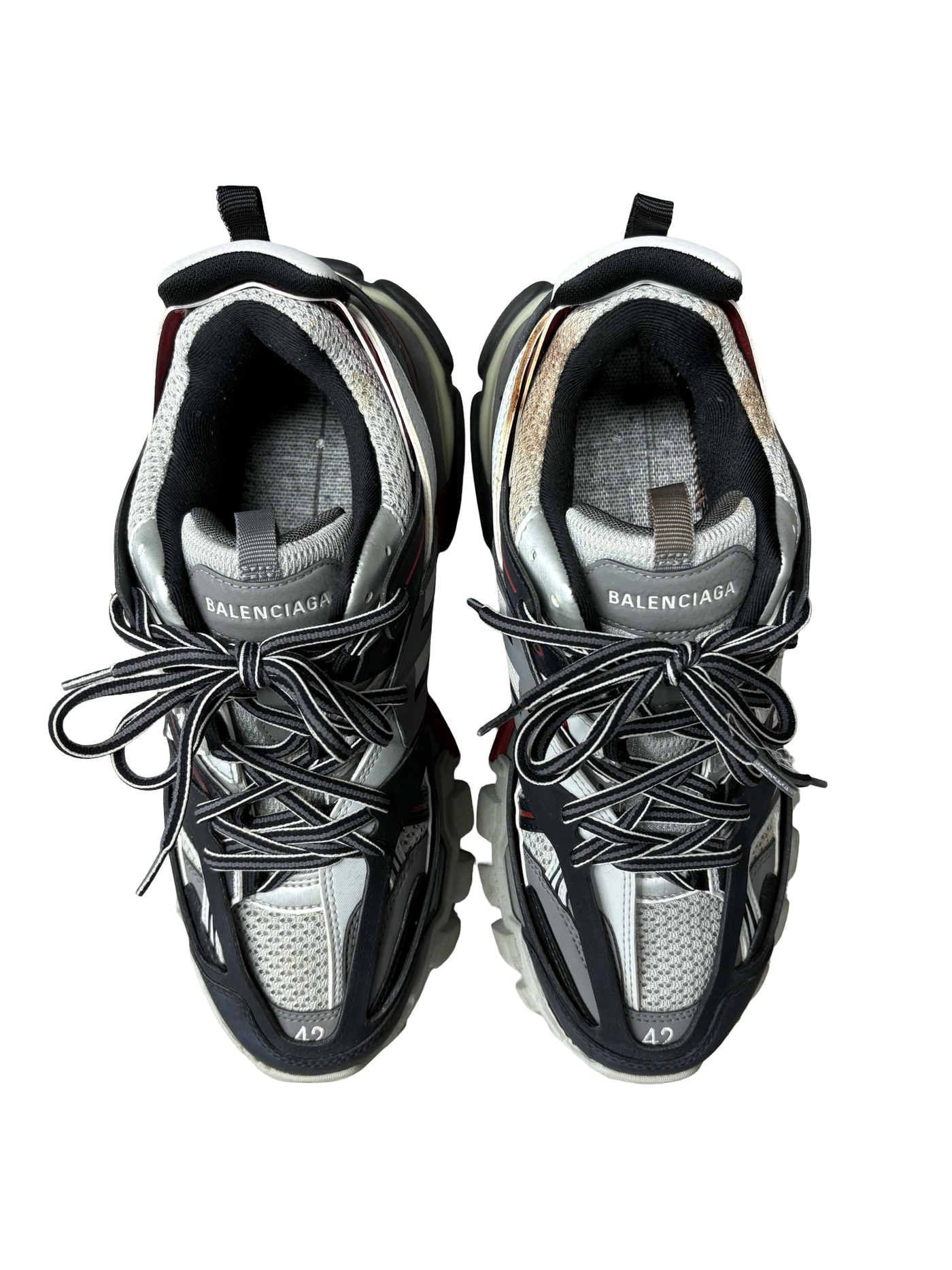 Balenciaga Track Trainers Sneakers Grey/Black/Red
