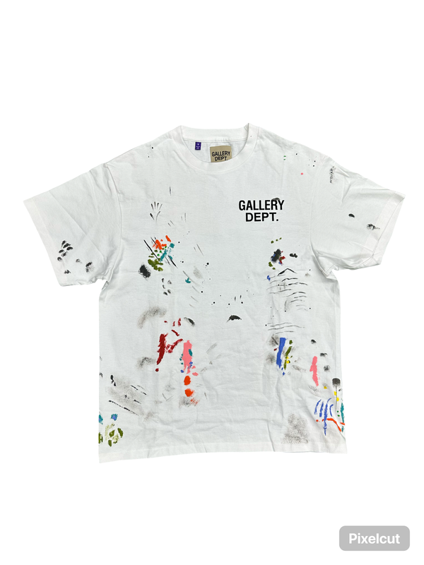 Gallery Dept Paint Tee White