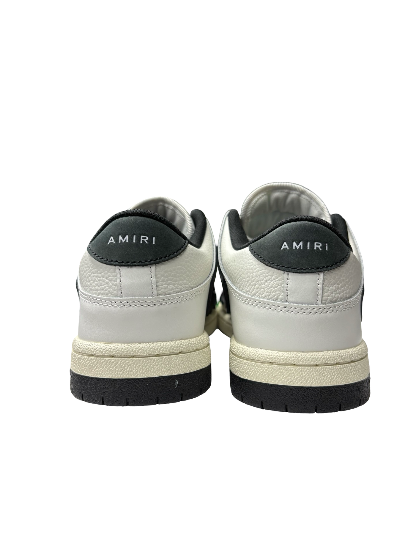 Amiri Skel Low-Top Leather Sneakers Black/White