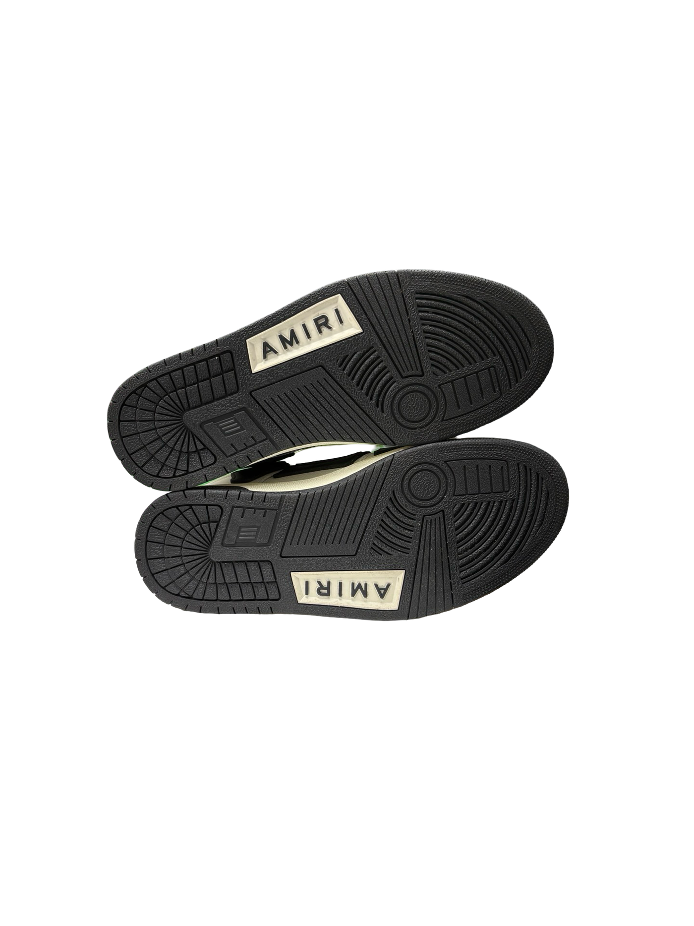 Amiri Skel Low-Top Leather Sneakers Black/White