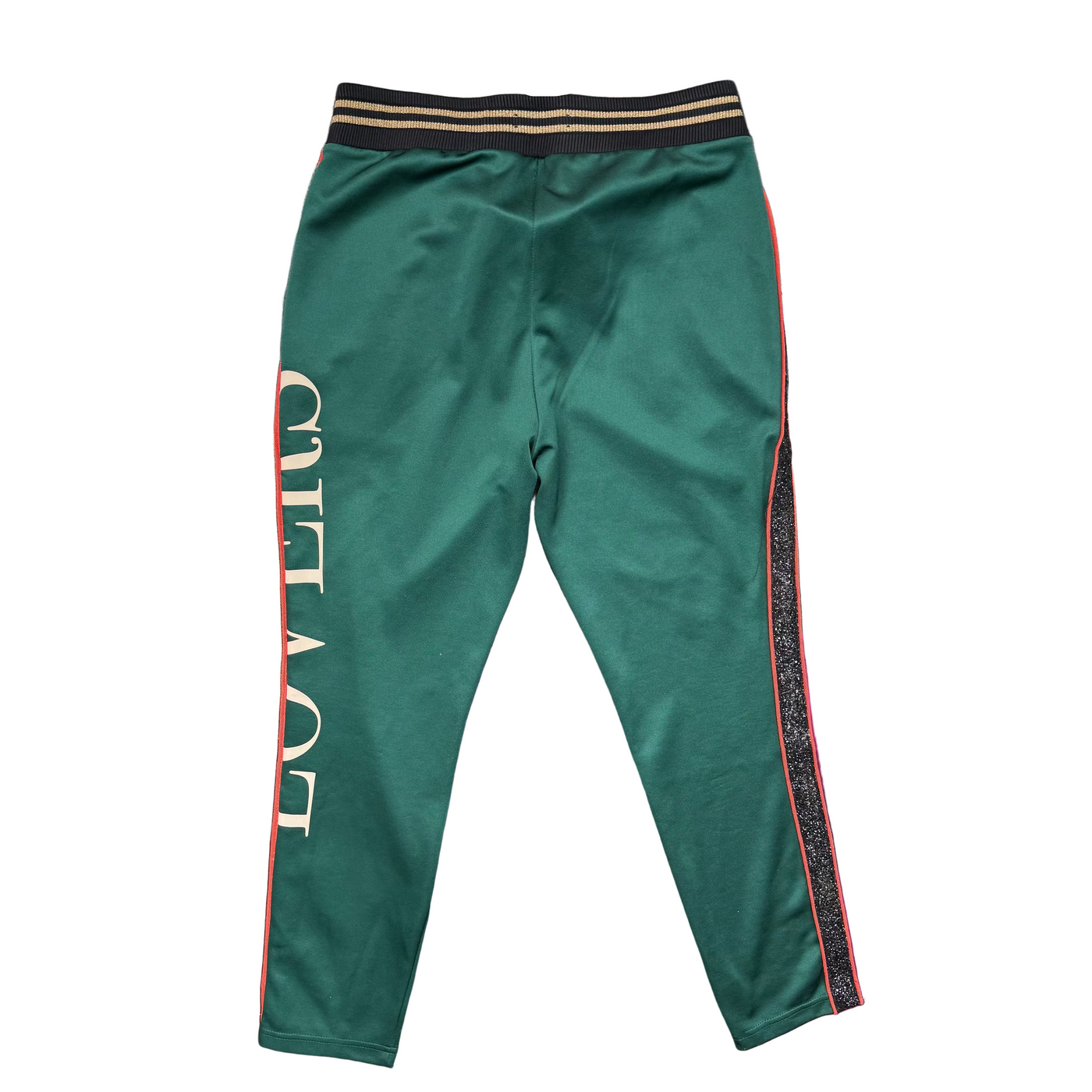 Amiri Lovers Side Stripe Track Pants Green