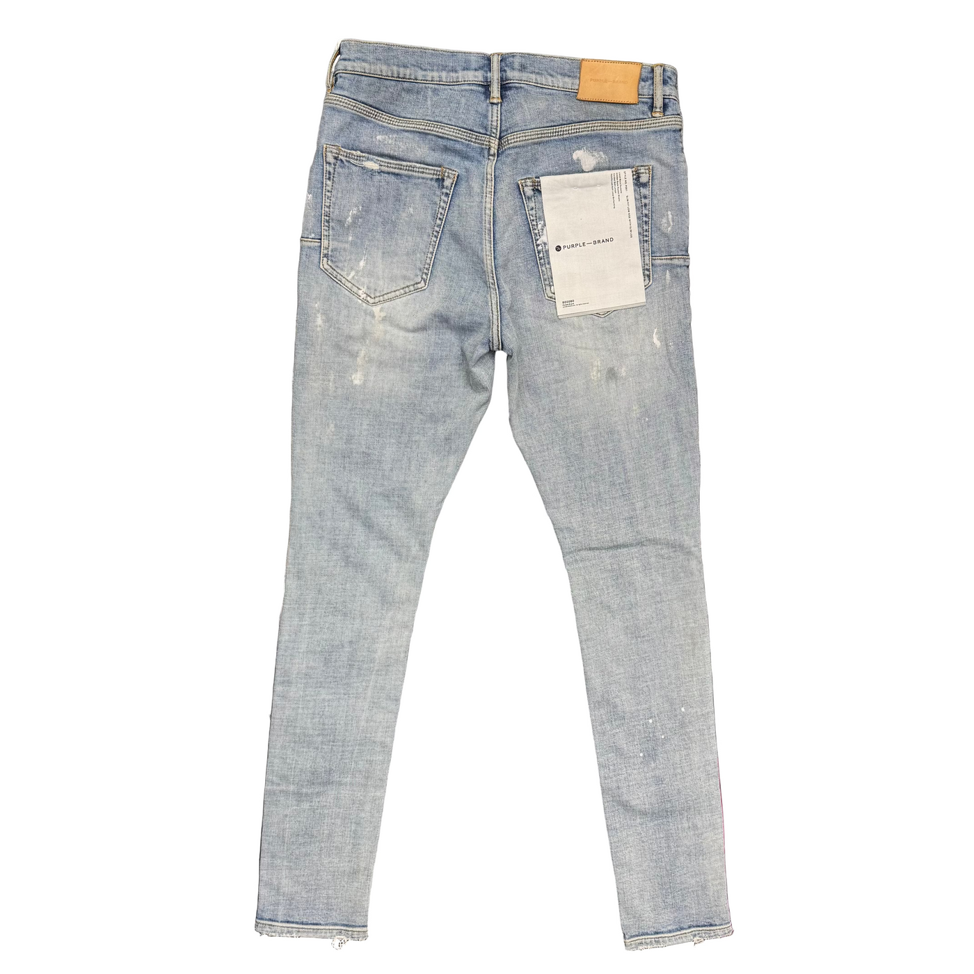 Purple Brand Paint Blowout Jeans Light Indigo
