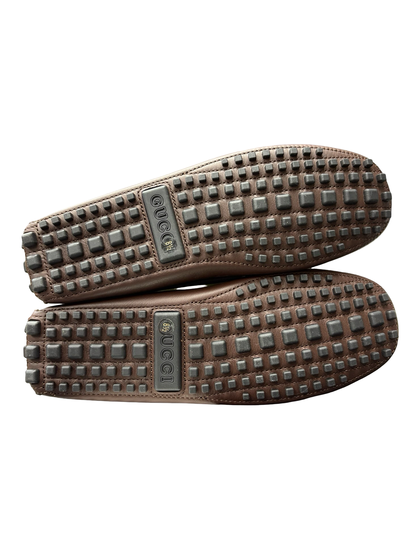 Gucci Aryton Web Stripe Leather Moccasins