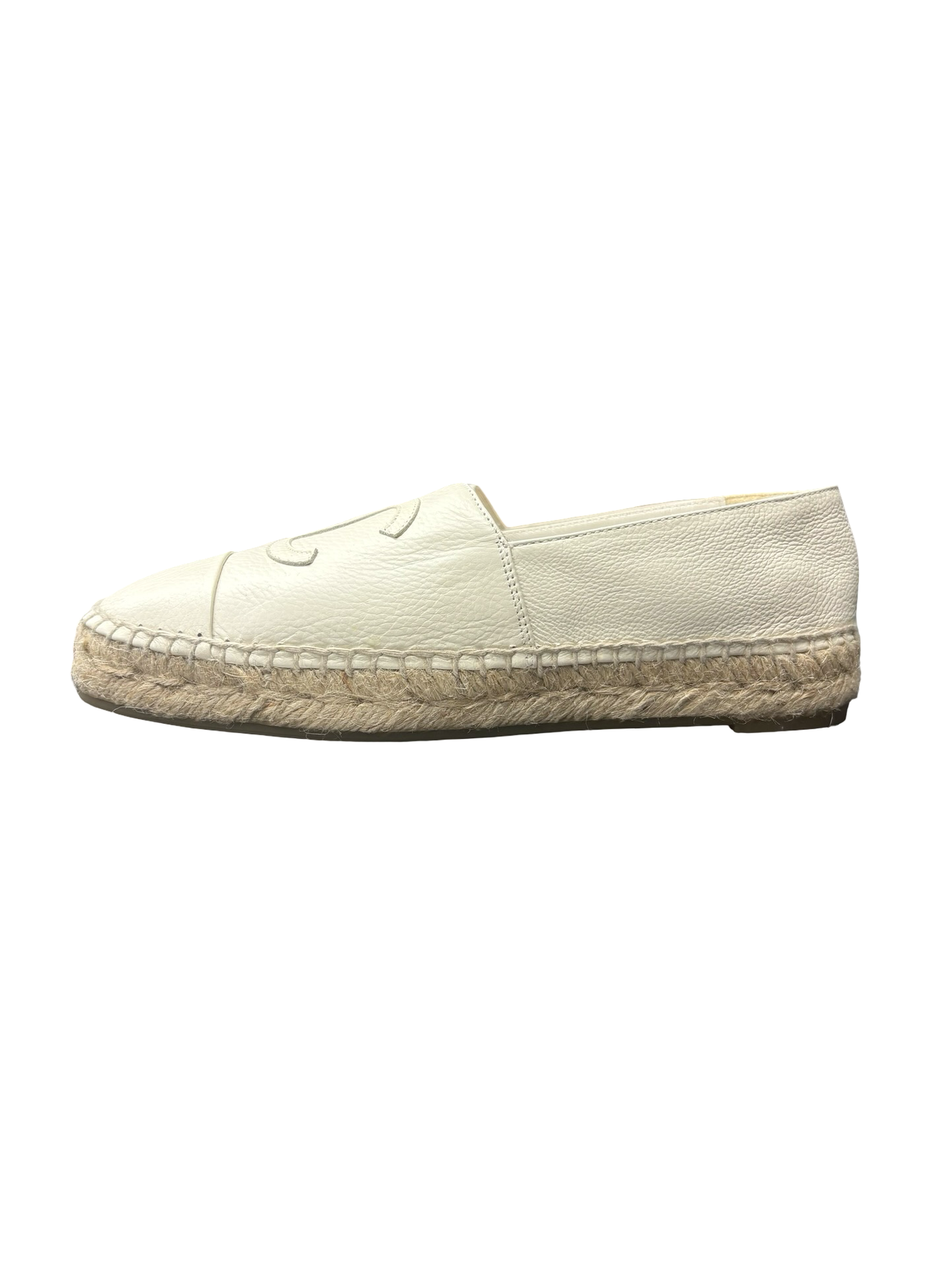 Chanel Espadrilles Slip On White