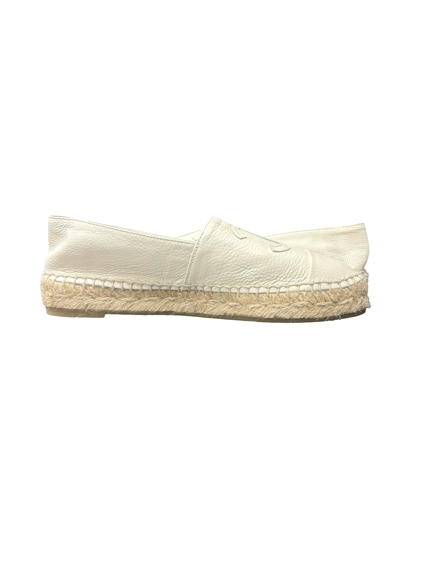 Chanel Espadrilles Slip On White