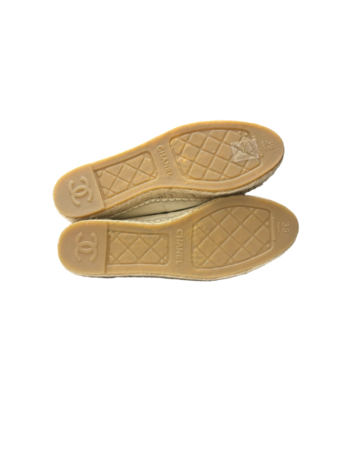 Chanel Espadrilles Slip On White