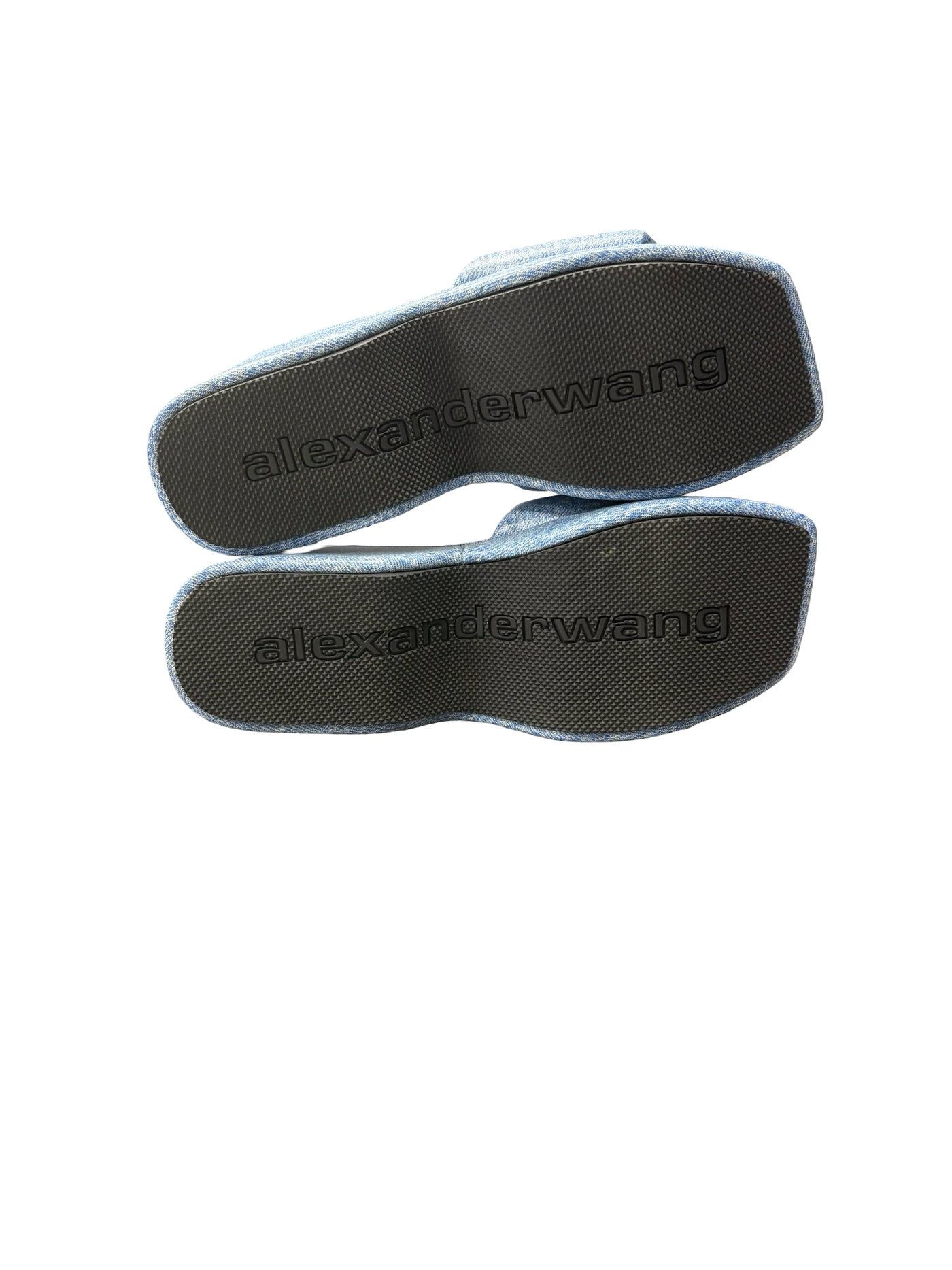 Alexander Wang Denim Platform Sole Slide
