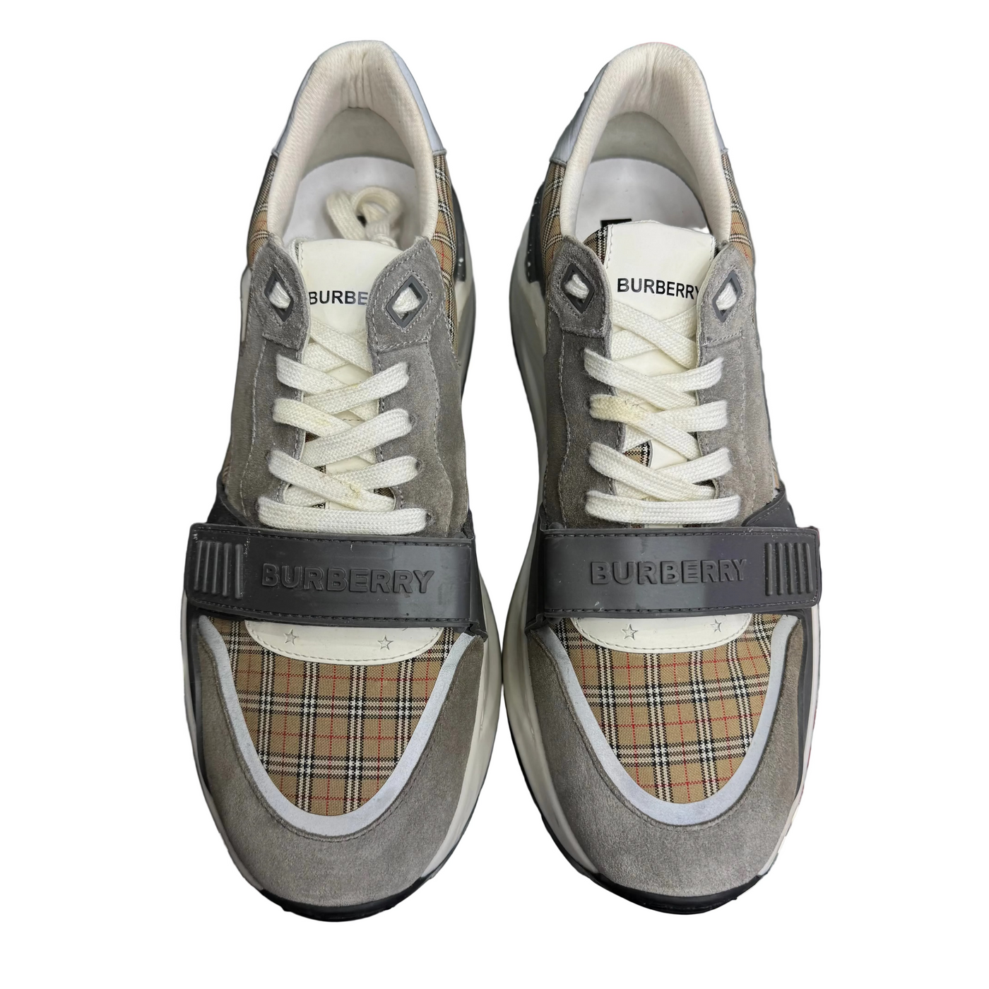 Burberry Ramsey Vintage Check Sneaker Grey Archive Beige
