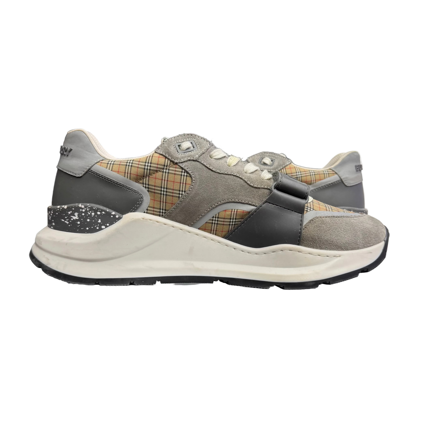 Burberry Ramsey Vintage Check Sneaker Grey Archive Beige