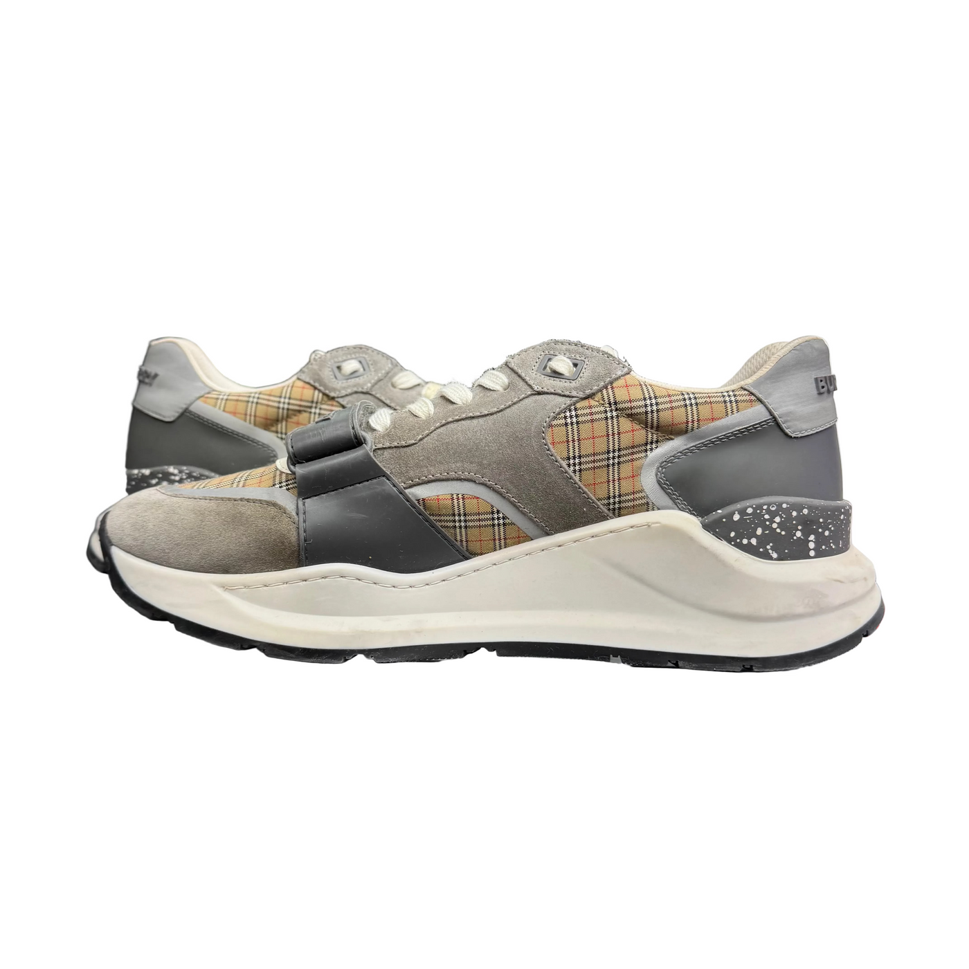 Burberry Ramsey Vintage Check Sneaker Grey Archive Beige