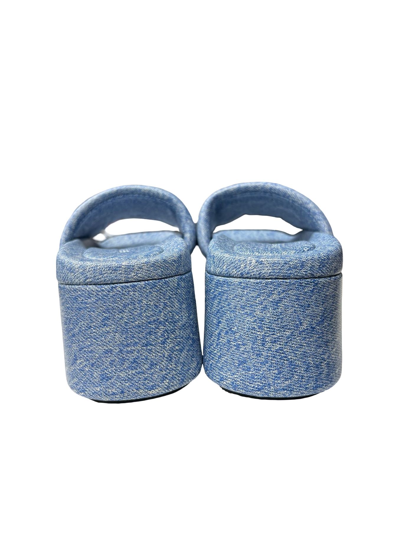 Alexander Wang Denim Platform Sole Slide