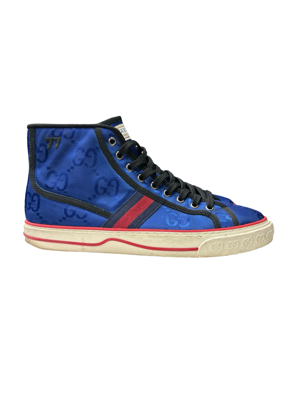 Gucci Off The Grid Tennis 1977 High-Top Sneakers Blue
