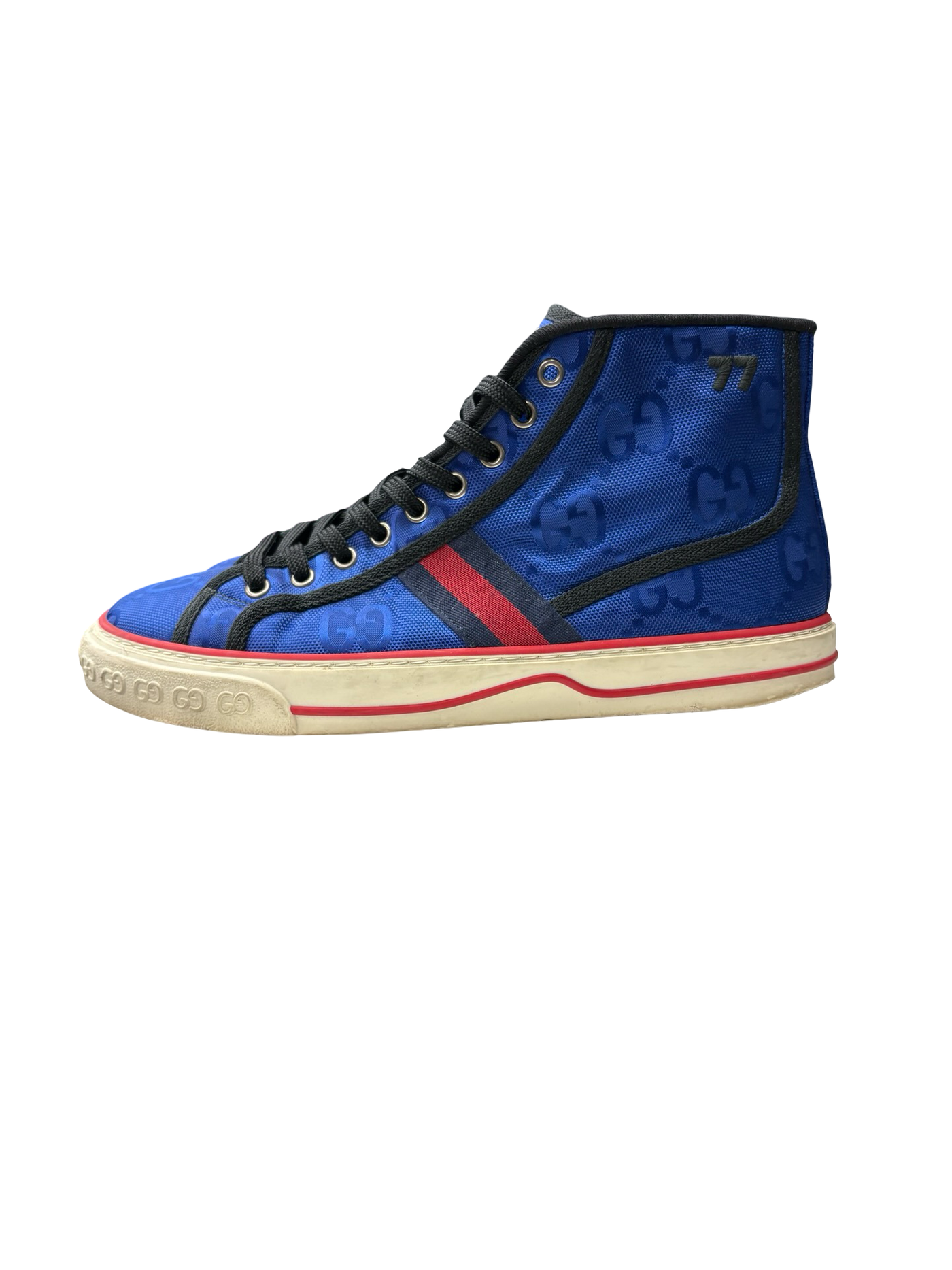 Gucci Off The Grid Tennis 1977 High-Top Sneakers Blue