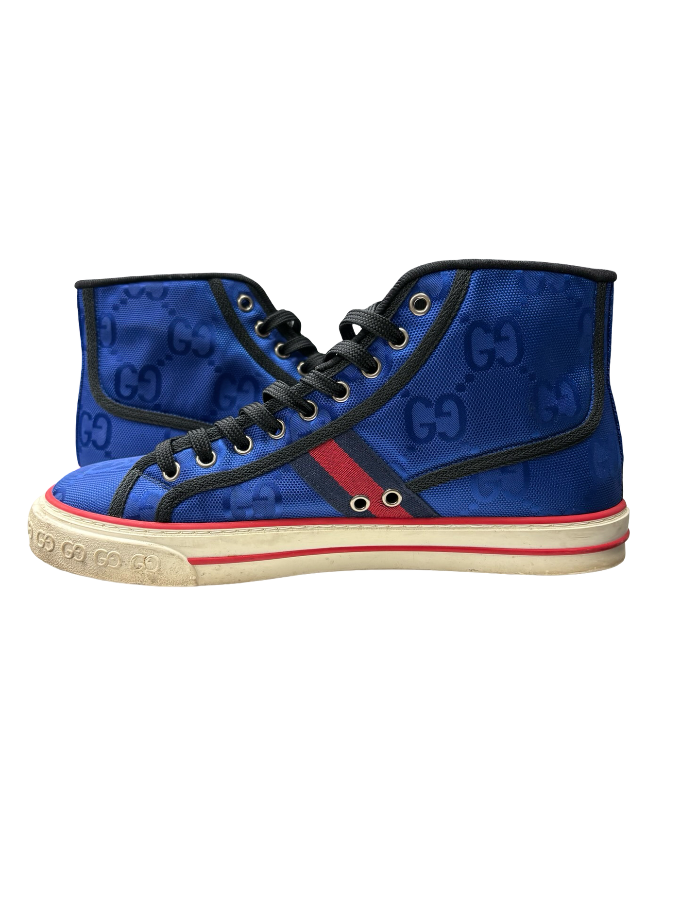 Gucci Off The Grid Tennis 1977 High-Top Sneakers Blue