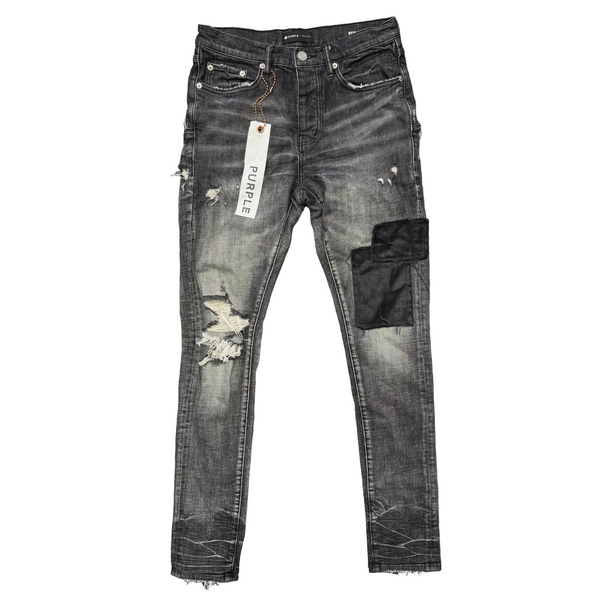 Purple Brand Patched Jeans Black