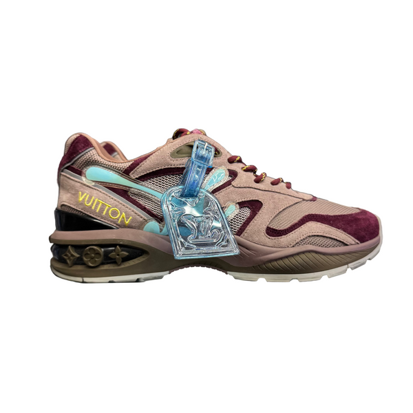 LV Trail Sneakers Burgundy Blue