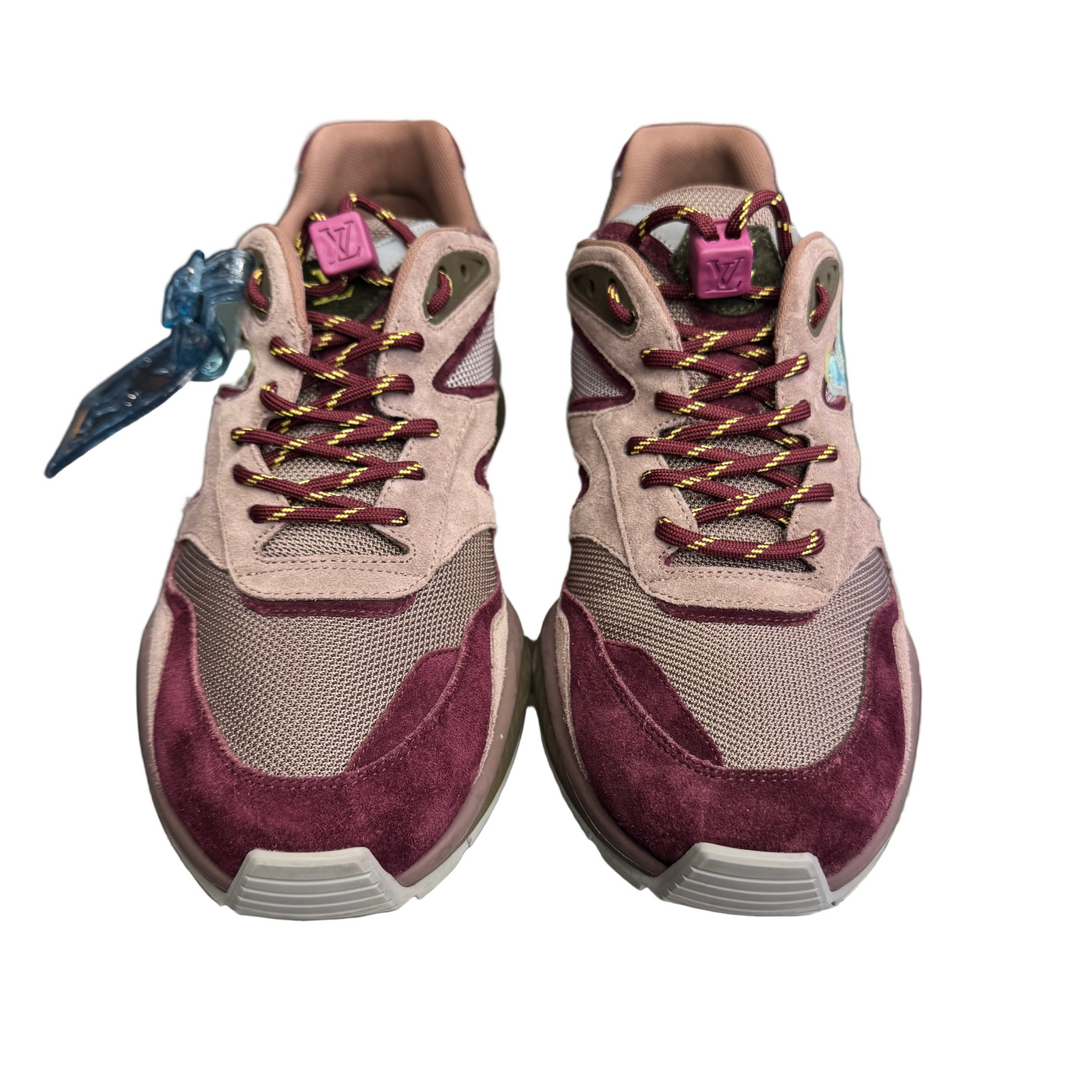 LV Trail Sneakers Burgundy Blue