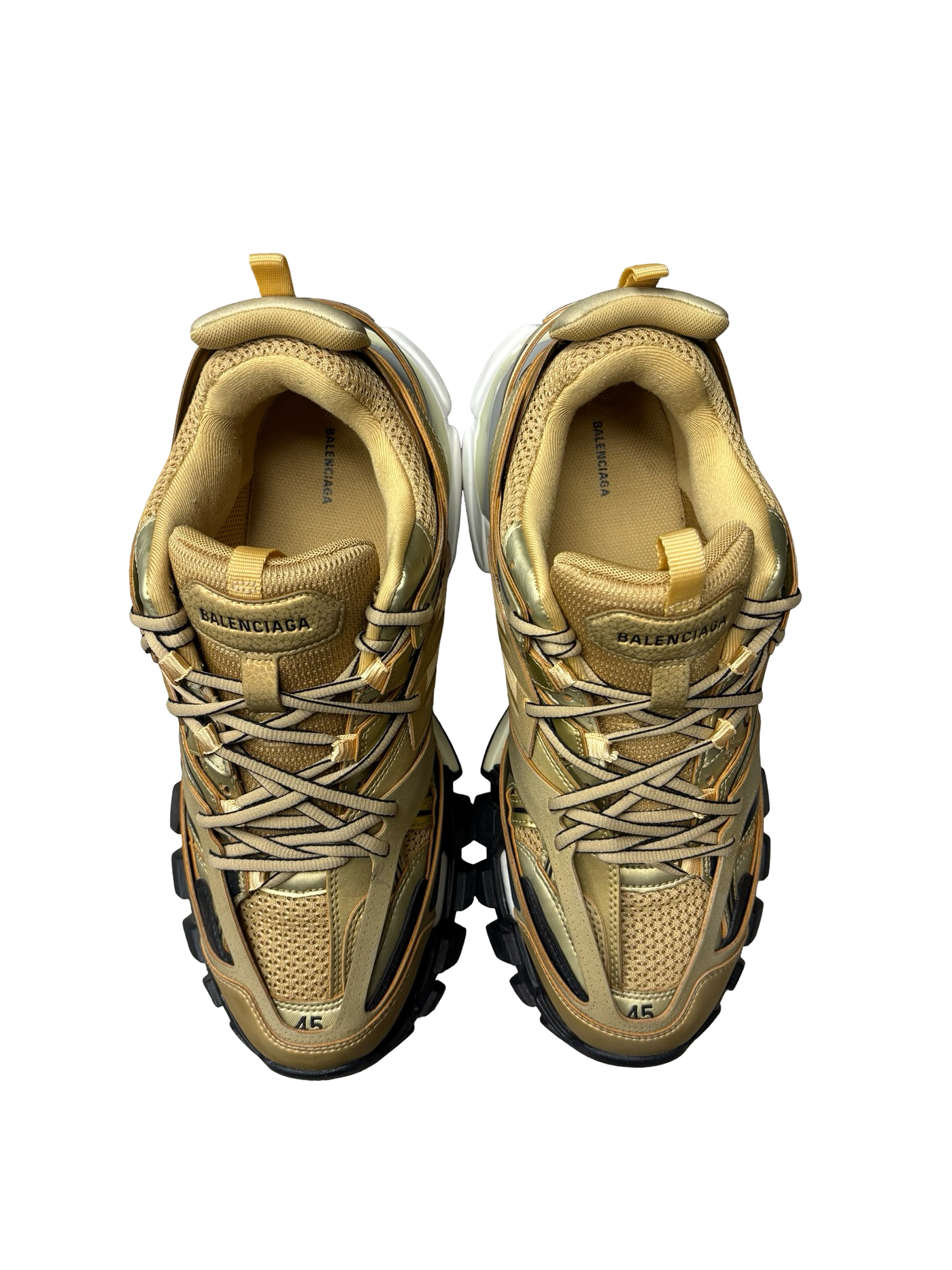 Balenciaga Track Sneakers Metalic Gold