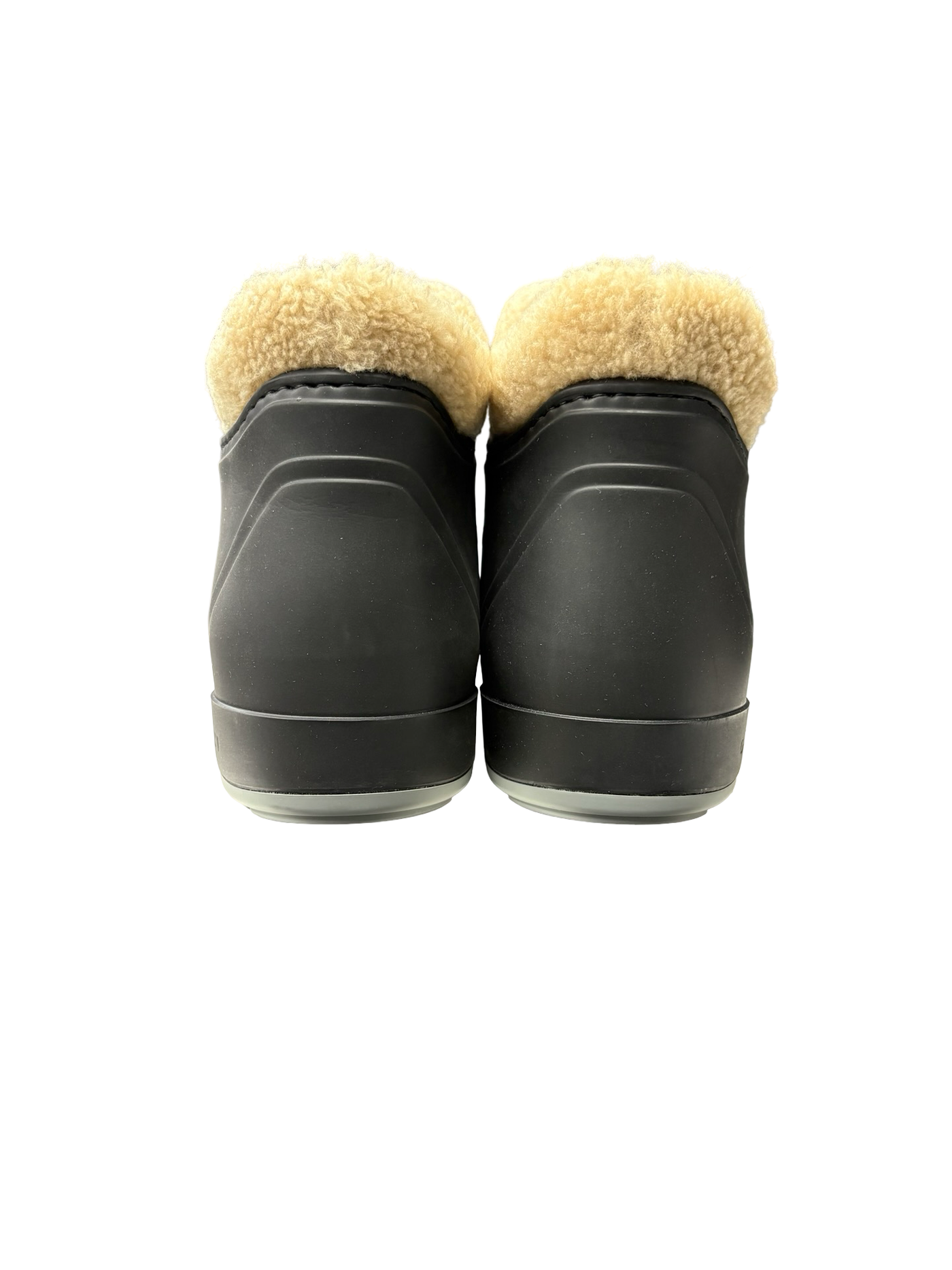 Gucci Rubber Horsebit Ankle Boots Black