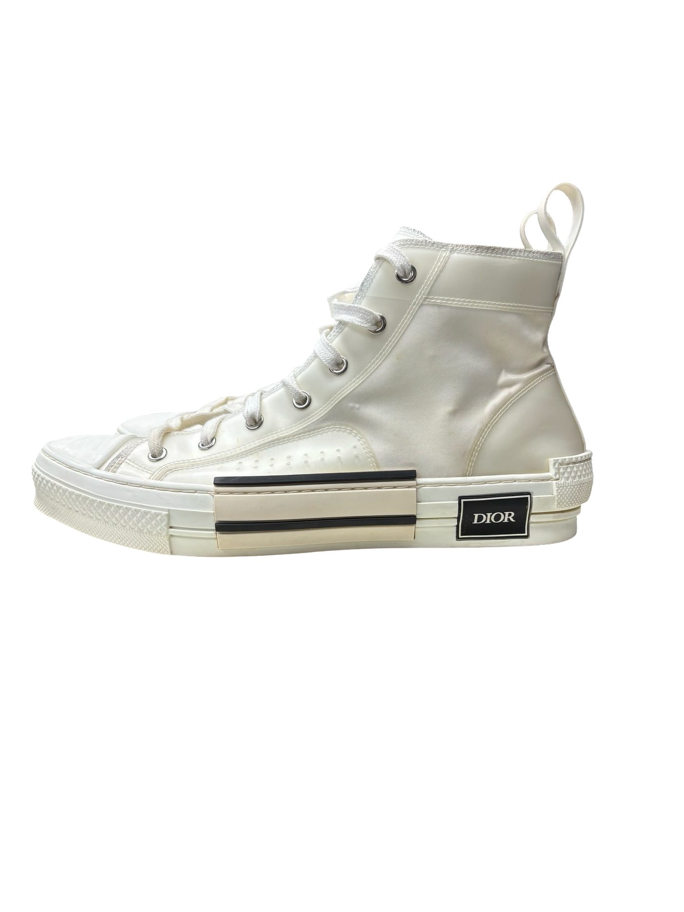 Christian Dior B23 High-Top Sneakers White