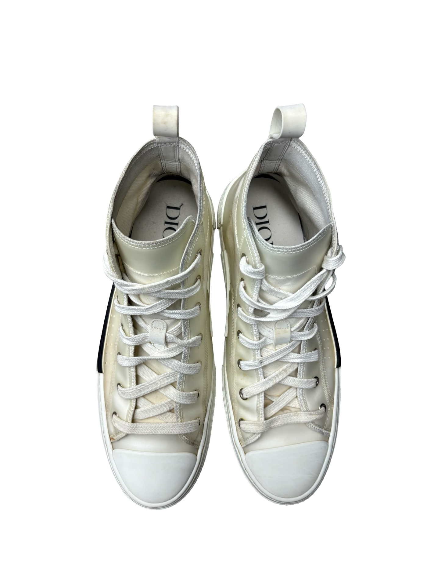 Christian Dior B23 High-Top Sneakers White