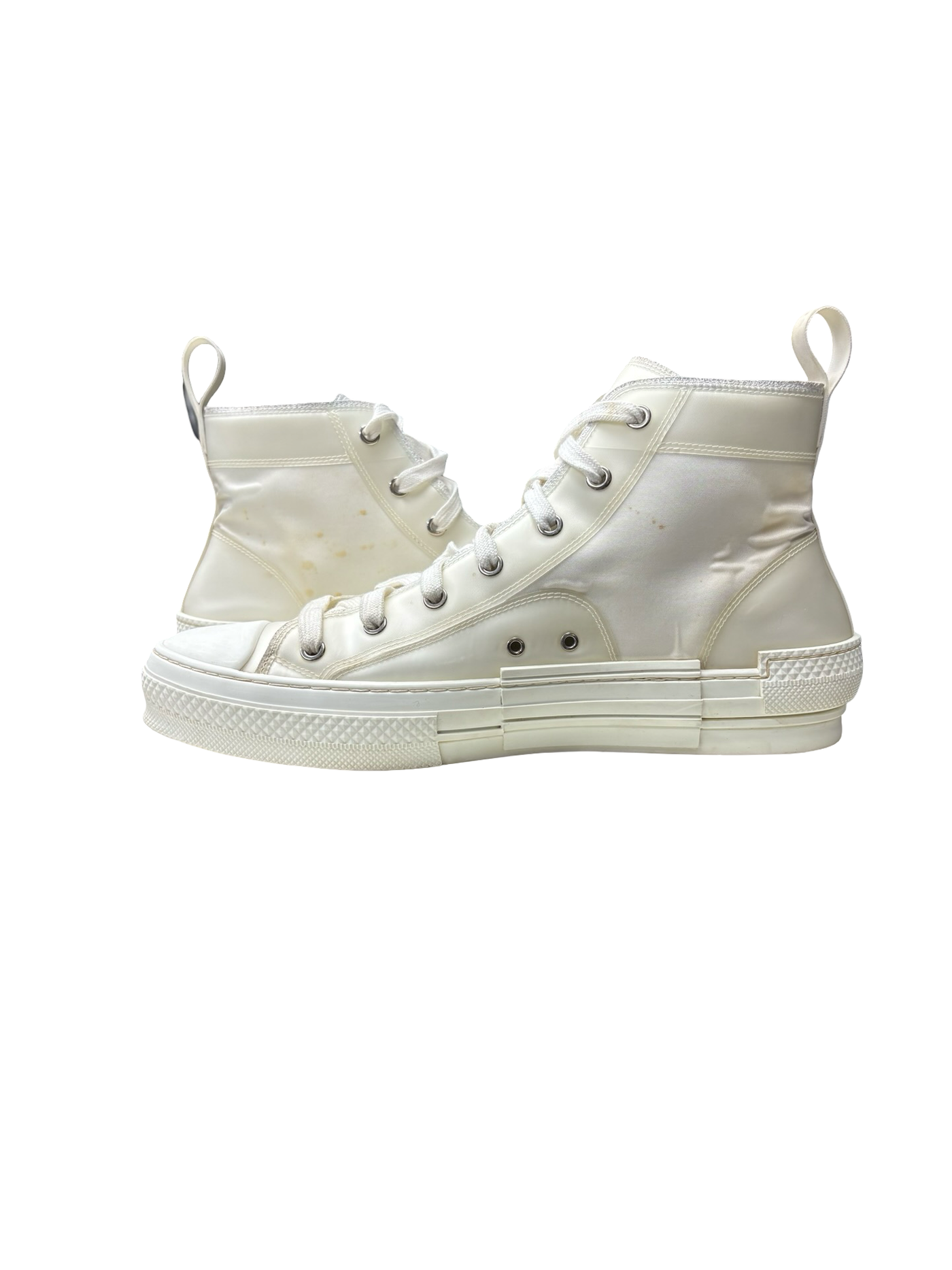 Christian Dior B23 High-Top Sneakers White
