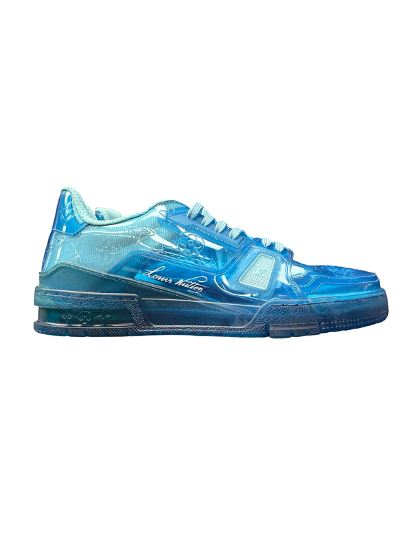 LV Transparent Trainer Blue Sneakers