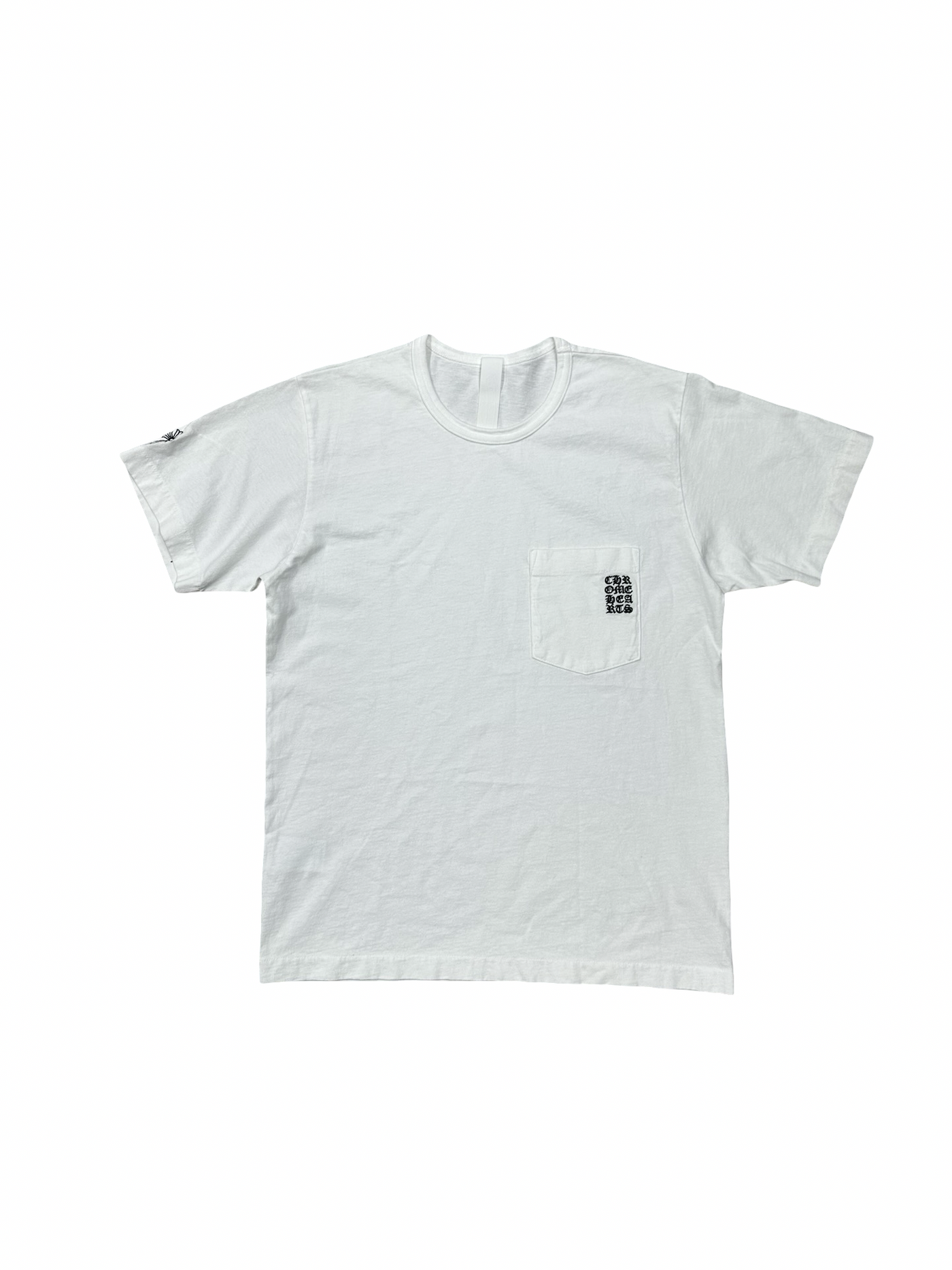 CH Embroidered Pocket Tee White