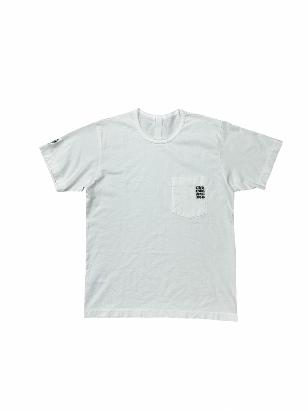 CH Embroidered Pocket Tee White