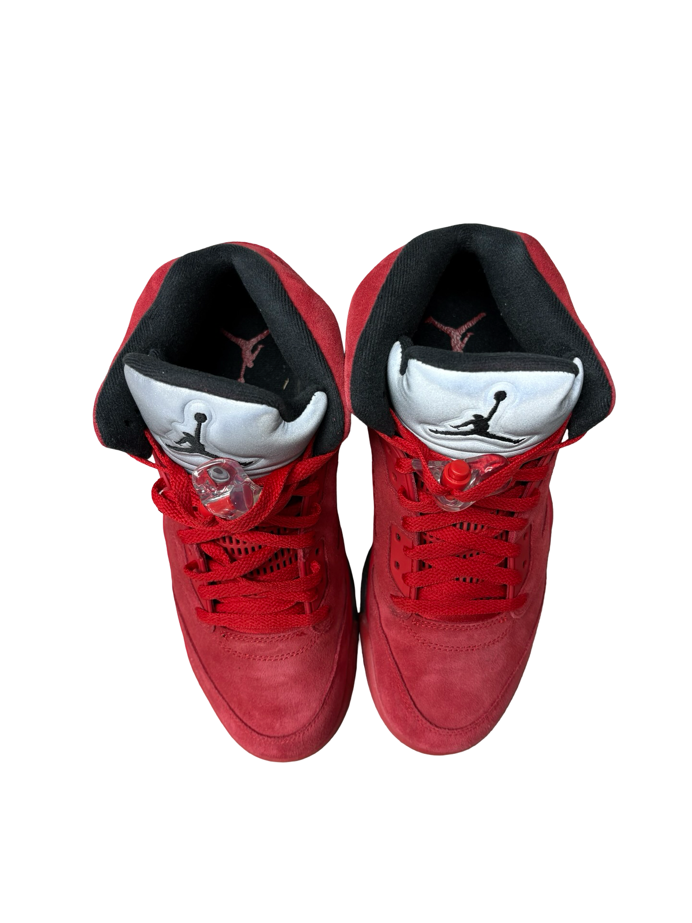 Nike Air Jordan 5 Retro Suede Sneakers Red