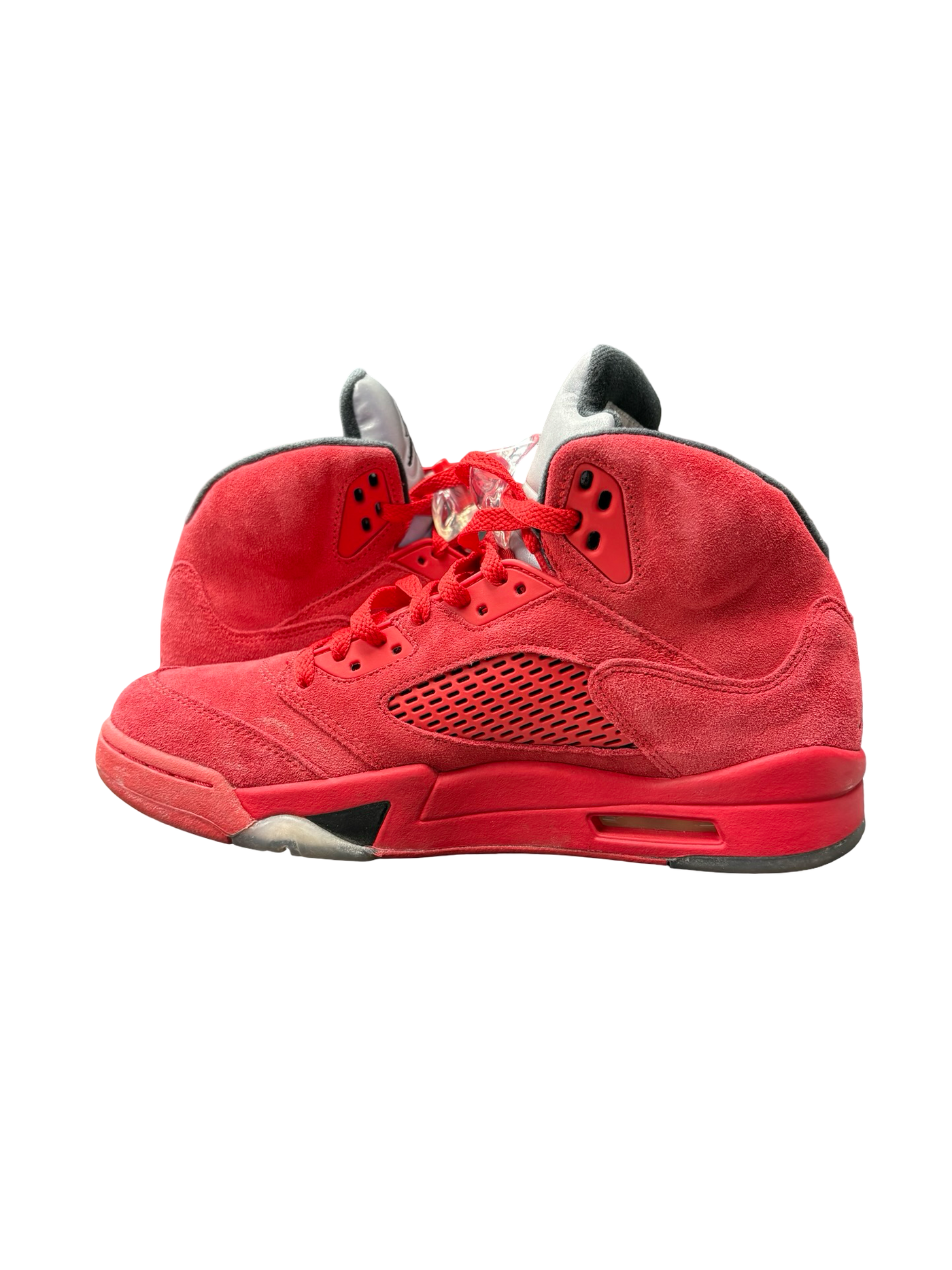 Nike Air Jordan 5 Retro Suede Sneakers Red