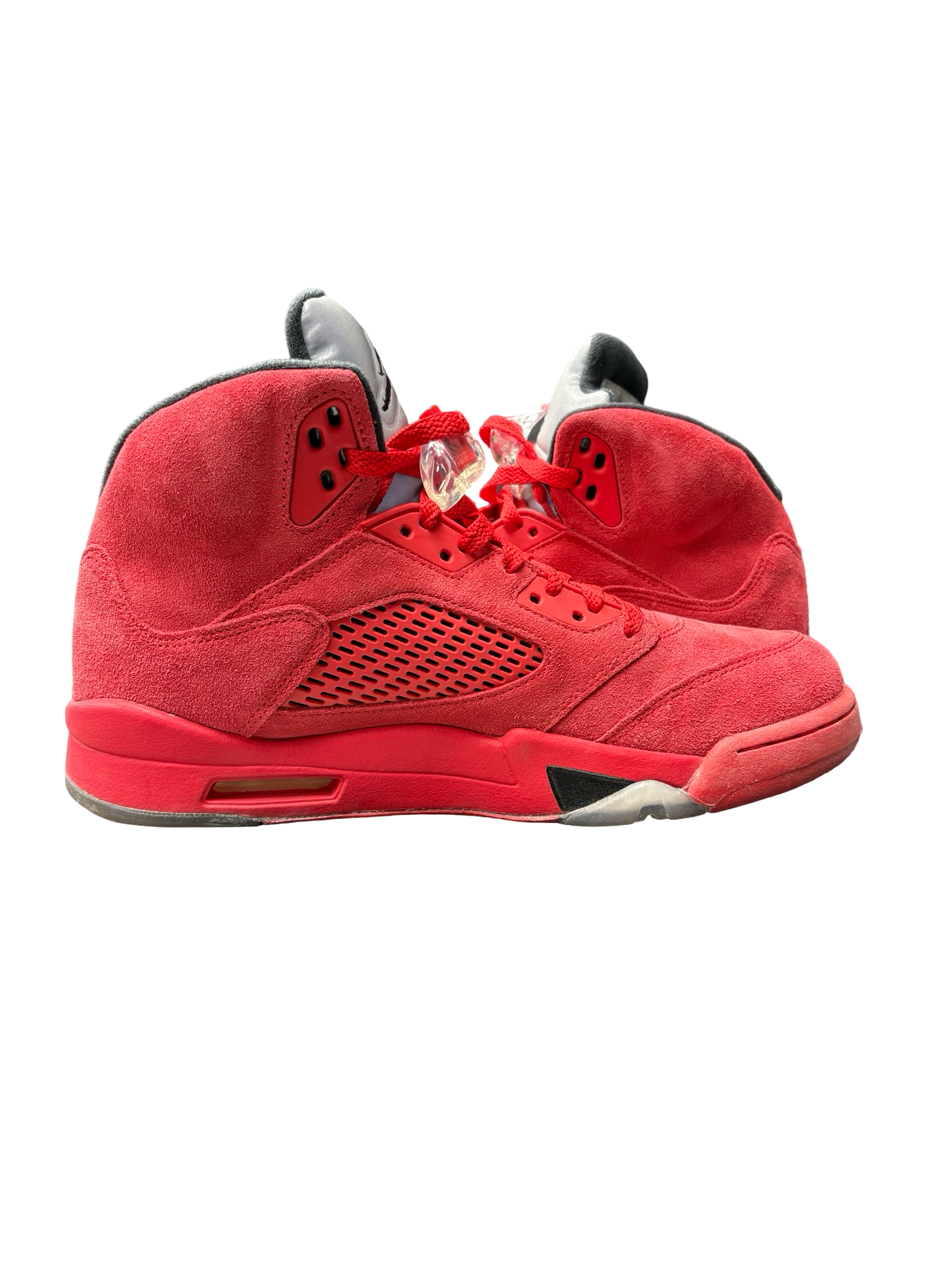 Nike Air Jordan 5 Retro Suede Sneakers Red