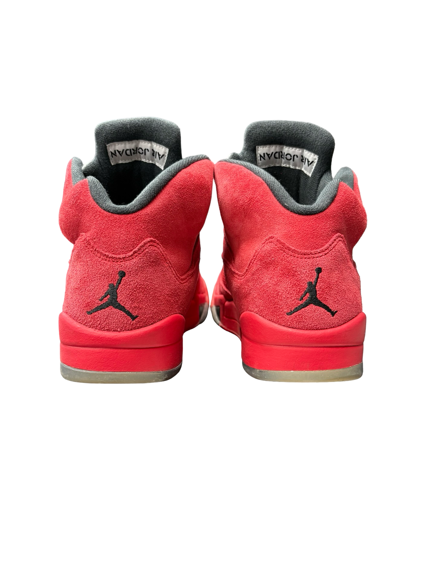 Nike Air Jordan 5 Retro Suede Sneakers Red