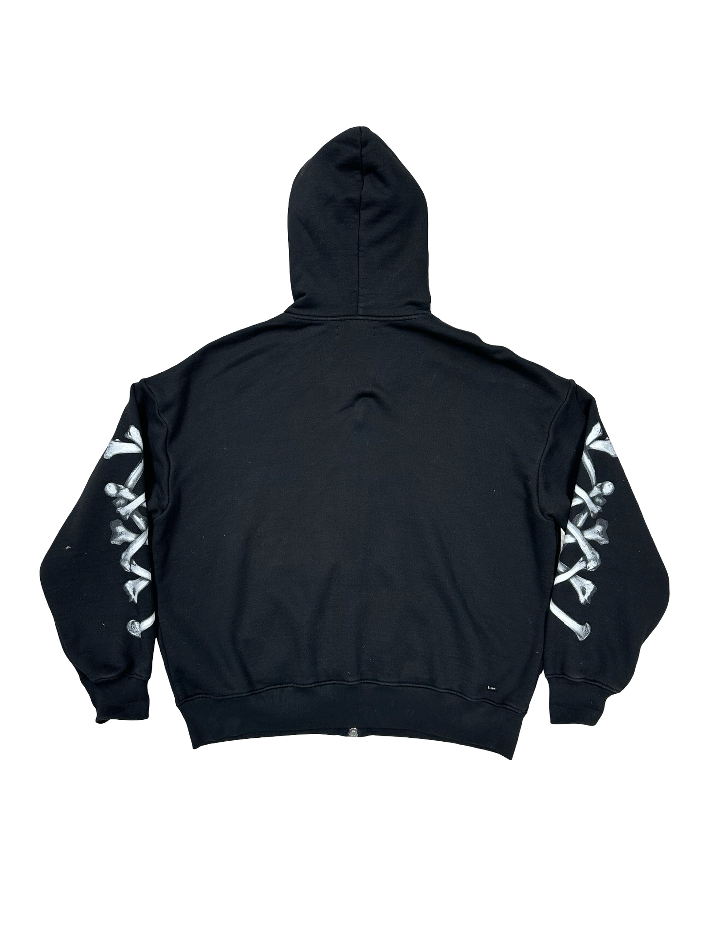 Amiri Bones Zipup Hoodie Black